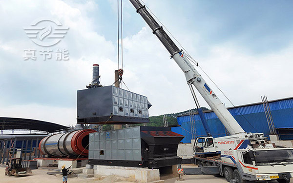 糖渣烘干機(jī)吊裝現(xiàn)場 糖渣烘干機(jī)吊裝現(xiàn)場